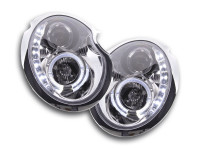 Scheinwerfer Set Daylight LED TFL-Optik passend für Mini Cooper R50 chrom Scheinwerfer Set Daylight LED TFL-Optik passend für Mini Cooper R50 chrom