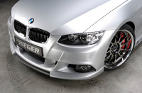 Rieger Spoilerschwert carbon look für BMW 3er E93 Cabrio 03.07-02.10 (bis Facelift) Ausführung: Schwarz matt