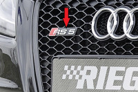 RS5-Logo passend für Audi A5 (B8/B81) Cabrio bis Facelift RS5-Logo passend für Audi A5 (B8/B81) Cabrio bis Facelift