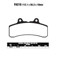 EBC FA210 Bremsbeläge passend für Buell EBC FA210 Bremsbeläge passend für Buell