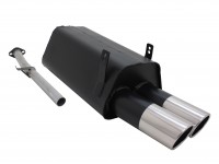Novus Sportauspuff passend für BMW 3er E36 316 / 318 2x90mm SR-Design Novus Sportauspuff passend für BMW 3er E36 316 / 318 2x90mm SR-Design
