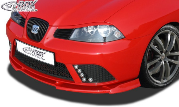 RDX Frontspoiler VARIO-X für SEAT Ibiza 6L FR / Facelift 2006+ (nicht Cupra) Frontlippe Front Ansatz