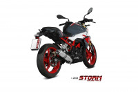 Storm by MIVV GP Edelstahl Endschalldämpfer passend für BMW G 310 R 18-23 Storm by MIVV GP Edelstahl Endschalldämpfer passend für BMW G 310 R 18-23
