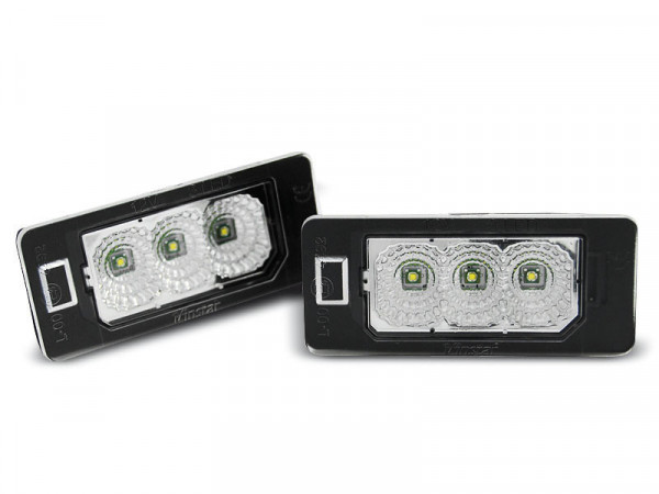 Kennzeichen LED-Leuchten Klar passend für Audi Q5 / A4 08-10 / A5 / Tt / VW Passat B6 Kombi