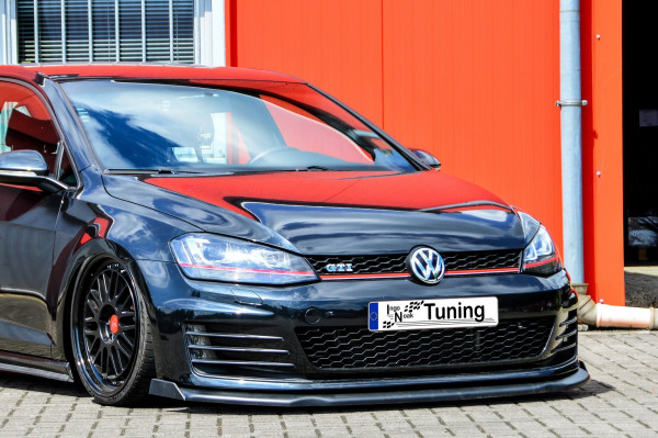 Cup Frontspoilerlippe V2 mit Wing für VW Golf 7 GTI GTD