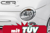 Scheinwerferblenden passend für Fiat 500 ab 2007 Scheinwerferblenden passend für Fiat 500 ab 2007