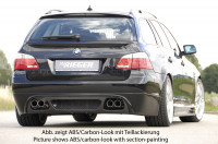 Rieger Heckschürzenansatz passend für BMW 5er E61 Touring bis 2008 Rieger Heckschürzenansatz passend für BMW 5er E61 Touring bis 2008