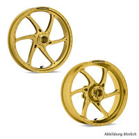 OZ Gass RS-A Aluminium Felgensatz gold matt passend für Suzuki GSX1300R Hayabusa 2013–2018 OZ Gass RS-A Aluminium Felgensatz gold matt passend für Suzuki GSX1300R Hayabusa 2013–2018