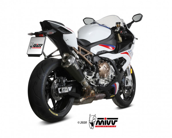 MIVV DELTA RACE Edelstahl Schwarz BMW S 1000 RR 2019 >