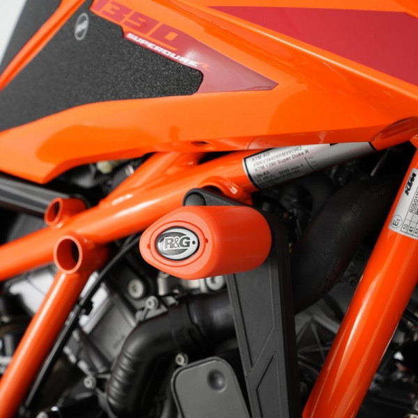 R&G Sturzpads No Cut orange passend für KTM Super Duke 1390 R / EVO ab 2024