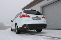 FOX Endschalldämpfer passend für Ford Focus III Turnier Ecoboost FOX Endschalldämpfer passend für Ford Focus III Turnier Ecoboost