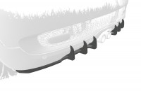 Racing Diffusor / Heckansatz passend für Mini R55/R56/R57 Cooper S Racing Diffusor / Heckansatz passend für Mini R55/R56/R57 Cooper S