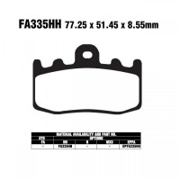 EBC FA335 HH Bremsbeläge passend für BMW R 1200 GS, R 1150 GS EBC FA335 HH Bremsbeläge passend für BMW R 1200 GS, R 1150 GS
