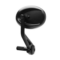FAR Lenkerendenspiegel Cafe Racer ovale E-geprüft schwarz passend für Lenker Ø13–22 mm FAR Lenkerendenspiegel Cafe Racer ovale E-geprüft schwarz passend für Lenker Ø13–22 mm