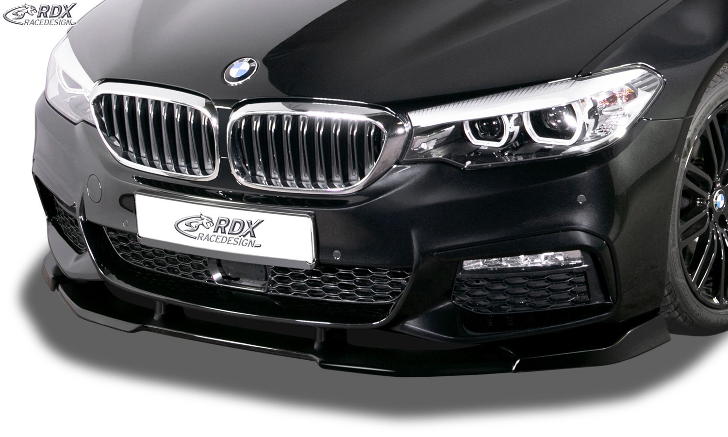RDX Frontspoiler VARIO-X für BMW 5er G30, G31, G38 für M-Sport/M-Paket Frontlippe  Front Ansatz Vorne, Spoilerlippe, Spoiler, Aerodynamik, Auto Tuning