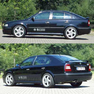 K.A.W. Tieferlegungsfedern für Skoda Octavia RS Limousine 1U ab 05/2001 bis 01/2006