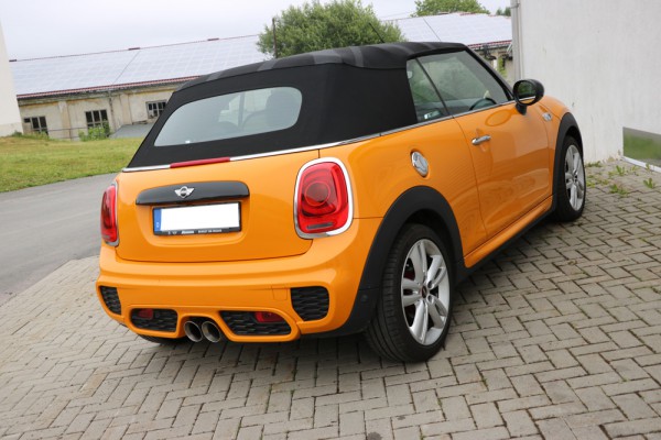 Mini Cooper S - F56 & F57 Endschalldämpfer Ausgang mittig - 2x100 Typ 25