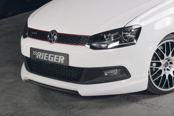 Rieger Spoilerschwert carbon look für VW Polo 6 GTI (6R) 5-tür. 05.10-01.14 (bis Facelift)