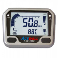 Acewell ACE-3252 Digital-Tacho mit Ganganzeige silber Acewell ACE-3252 Digital-Tacho mit Ganganzeige silber