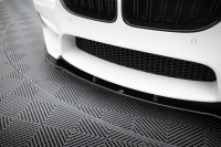 Front Ansatz V.1 Für BMW M6 Gran Coupe / Coupe / Cabriolet F06 / F13 / F12 Schwarz Hochglanz