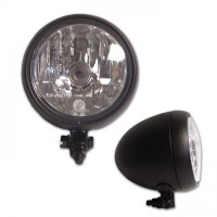Hauptscheinwerfer 5-1/4" HS1 schwarz mit Standlicht E-geprüft Hauptscheinwerfer 5-1/4" HS1 schwarz mit Standlicht E-geprüft