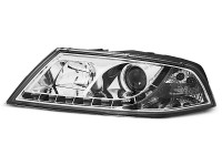 Xenon Scheinwerfer Tageslicht chrom passend für Skoda Octavia 2 03.04-08 Xenon Scheinwerfer Tageslicht chrom passend für Skoda Octavia 2 03.04-08