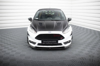 Scheinwerfer Blenden Böser Blick V.1 Für Ford Fiesta ST / ST-Line / Standard Mk7 FL Schwarz Hochglan