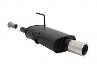 Novus Sportauspuff passend für Peugeot 206 1x90mm Edelstahl Novus Sportauspuff passend für Peugeot 206 1x90mm Edelstahl