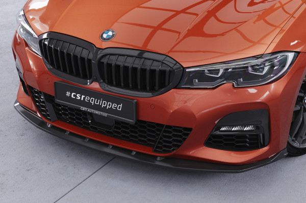 Cup-Spoilerlippe mit ABE für BMW 3er (G20 / G21) CSL496 Schwarz Strukturiert