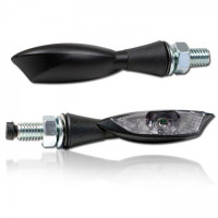 LED-Blinker "Shadow light" getönt schwarz-matt E-geprüft Paar M8 LED-Blinker "Shadow light" getönt schwarz-matt E-geprüft Paar M8