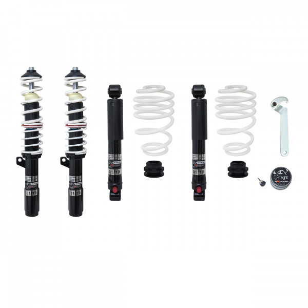 NJT eXtrem Gewindefahrwerk härteverstellbar passend für Opel Astra G inkl. Caravan Modelle 1998-2004