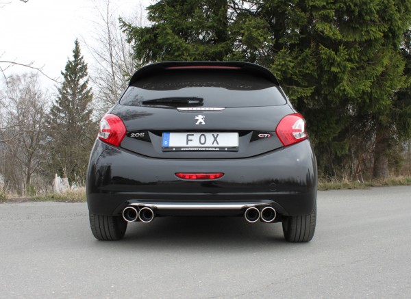 FOX Endschalldämpfer passend für Peugeot 208 GTI rechts/links – 2x90 Typ 16