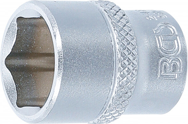 BGS Steckschlüssel-Einsatz Sechskant 14 mm | Antrieb Innenvierkant 6,3 mm (1/4 Zoll)