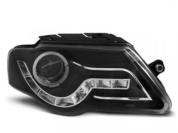 Scheinwerfer Tageslicht schwarz passend für VW Passat B6 3c 03.05-10