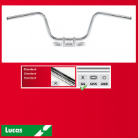 Stahllenker Apehanger verchromt 1 Zoll (25,4 mm), Breite 920 mm Stahllenker Apehanger verchromt 1 Zoll (25,4 mm), Breite 920 mm