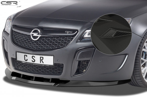 Cup-Spoilerlippe mit ABE für Opel Insignia A OPC Facelift CSL109-M Carbon Look Matt