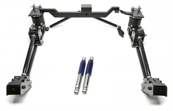 TA Technix härteverstellbarer Luftdämpfersatz passend für Hinterachse+Blattfedernumrüstkit VW Caddy