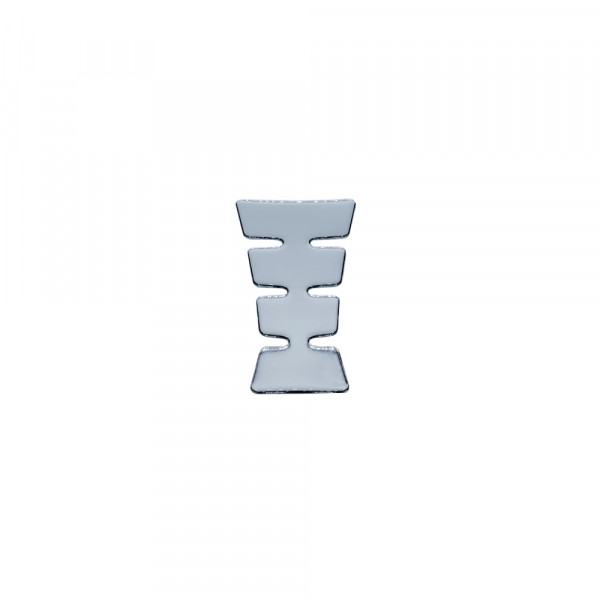 Tankpad Chrom groß Neutral passend für Motorräder