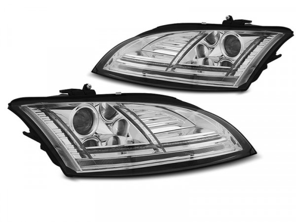 Xenon Scheinwerfer LED DRL chrom dynamische Blinker passend für Audi Tt 10-14 8jmit Afs