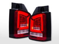 LED Rückleuchten passend für VW T5 2010-2015 Heckklapentür-Version rot/klar LED Rückleuchten passend für VW T5 2010-2015 Heckklapentür-Version rot/klar