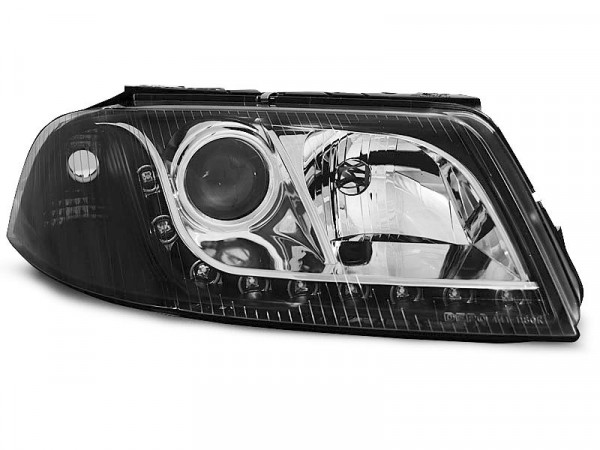 Scheinwerfer Tageslicht schwarz passend für VW Passat 3bg B5 Fl 09.00-03.05