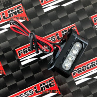 LED-Kennzeichenbeleuchtung Alu schwarz M5 E-geprüft LED-Kennzeichenbeleuchtung Alu schwarz M5 E-geprüft