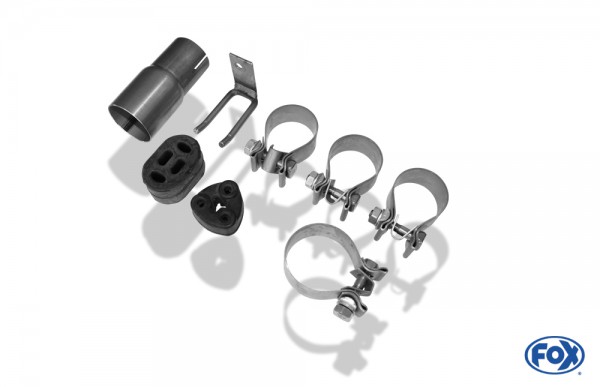 FOX Endschalldämpfer passend für Ford Mondeo IV Fließheck – 2x80 Typ 13 rechts/rechts