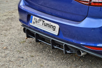 Gefräster Heckansatz mit Finnen passend für VW Golf 7 GTI + GTD Gefräster Heckansatz mit Finnen passend für VW Golf 7 GTI + GTD