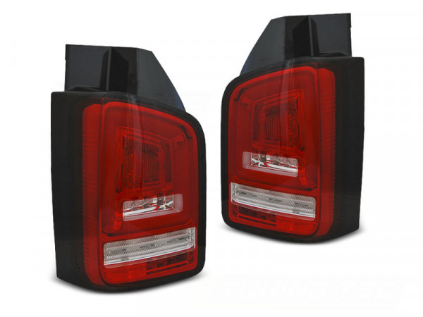 LED BAR Rücklichter rot weiß dynamische Blinker passend für VW T6 15-19 Tr