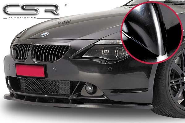 Cup-Spoilerlippe glänzend mit ABE für BMW 6er E63/E64 Glossy Schwarz CSL017-G