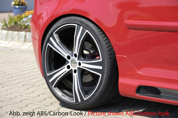 Rieger Seitenschweller links matt schwarz für VW Golf 5 GTI
