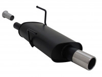 Novus Sportauspuff passend für Peugeot 206 1x76mm Edelstahl Novus Sportauspuff passend für Peugeot 206 1x76mm Edelstahl