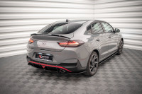 Heck Ansatz Flaps Diffusor passend für Hyundai I30 Fastback N-Line Mk3 Facelift Heck Ansatz Flaps Diffusor passend für Hyundai I30 Fastback N-Line Mk3 Facelift