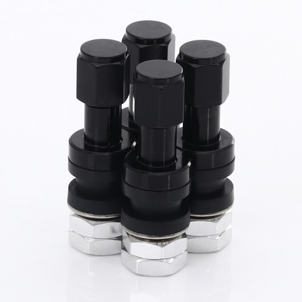 Satz Aluminium Felgenventile JR v2 - BLACK